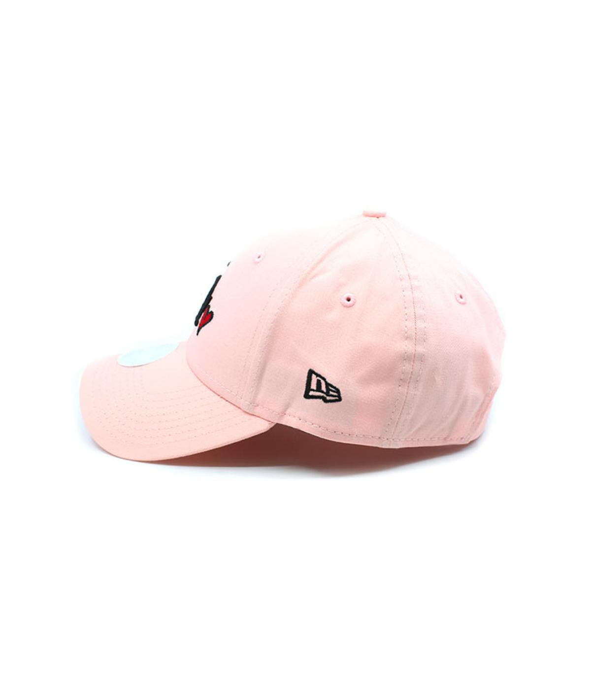 New Era gorra mujer LA corazón rosa